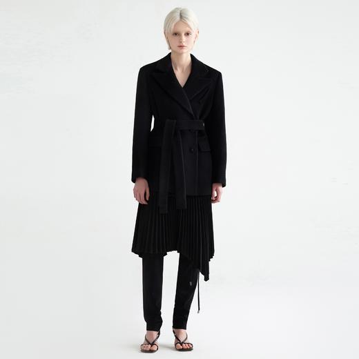 双排扣短款呢子大衣 商品图0