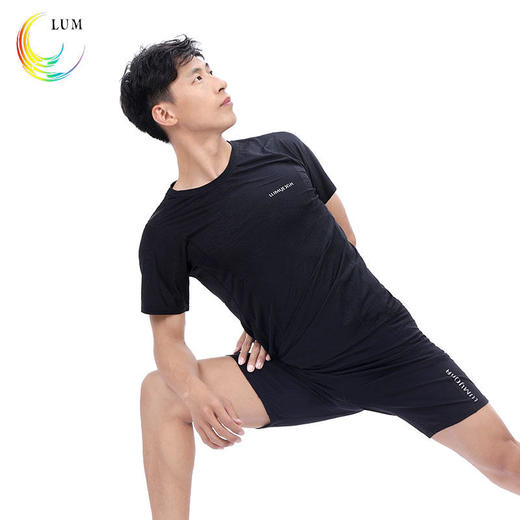 LUM8870露檬男士瑜伽服短袖 商品图4