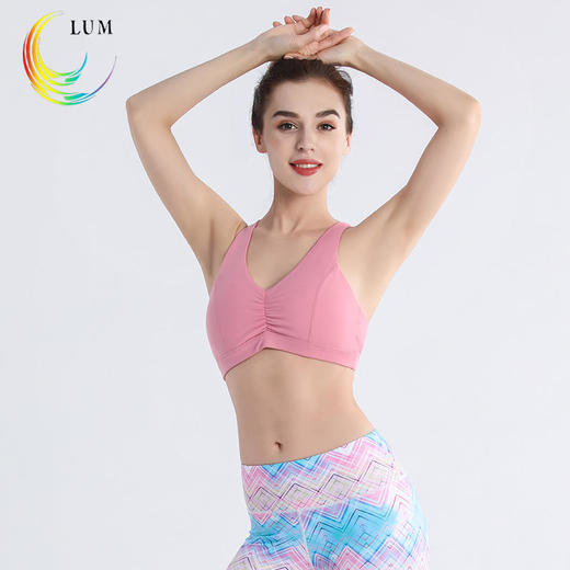 露檬瑜伽裸感系列瑜伽BRA（含胸垫）LUM19120 商品图3
