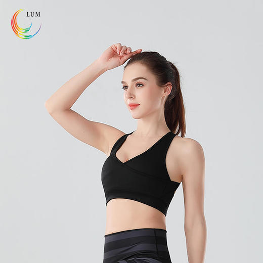 LUMYOGA运动健身BRA瑜伽背心无钢圈运动文胸（含胸垫）LUM19125 商品图2