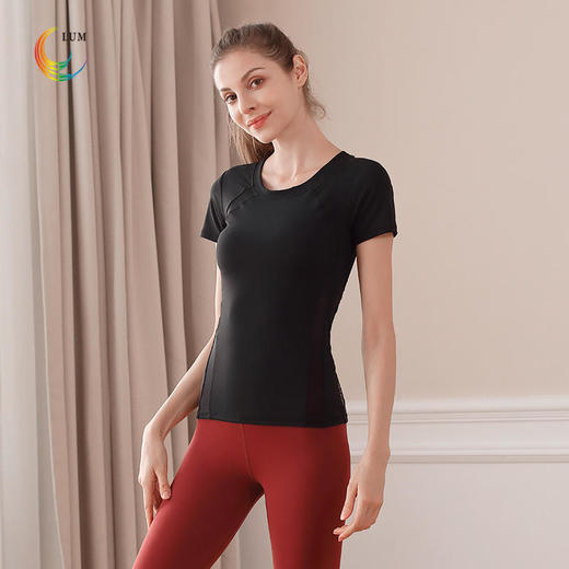 LUM39662露檬2020秋季新款瑜伽短袖 商品图0