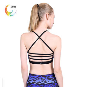 露檬瑜伽BRA无钢圈运动文胸含胸垫LUM8135