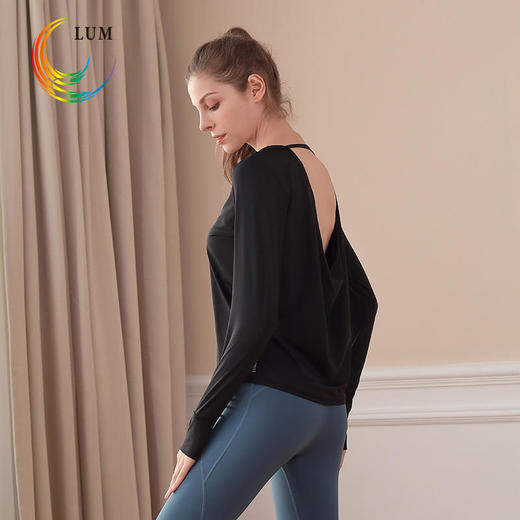 LUM39006露檬2020瑜伽长袖罩衫 商品图6