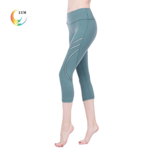 LUM79201露檬拼网瑜伽七分裤 商品图3