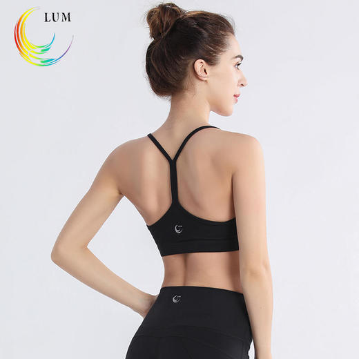 露檬瑜伽裸感系列瑜伽BRA（含胸垫）LUM19108 商品图1