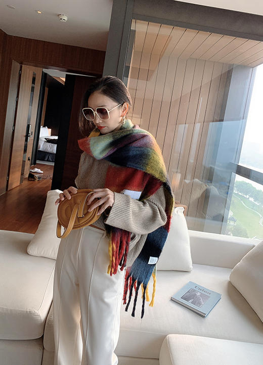 Y THS ance 彩虹围巾 8色可选 CT768-1017 商品图1