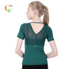 LUM39023露檬瑜伽短袖瑜伽T恤锦纶瑜伽服（含胸垫） 商品缩略图2