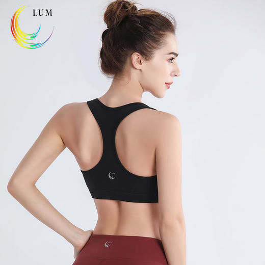 露檬瑜伽裸感系列瑜伽BRA（含胸垫）LUM19109 商品图3