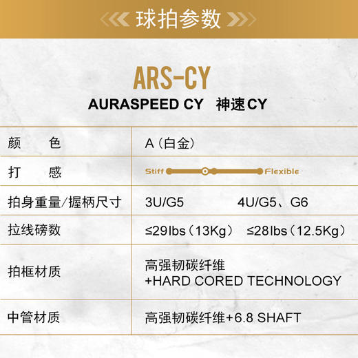 VICTOR/威克多级速度类羽毛球拍单拍蔡赟专属神速系列ARS-CY 商品图1