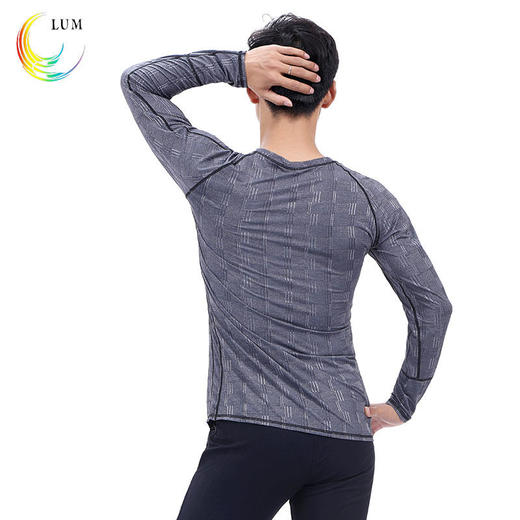 LUM8872露檬男士瑜伽服长袖 商品图0