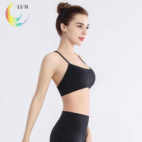 露檬瑜伽裸感系列瑜伽BRA（含胸垫）LUM19108