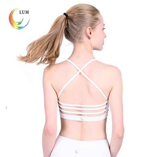 露檬瑜伽BRA无钢圈运动文胸含胸垫LUM8135 商品图2