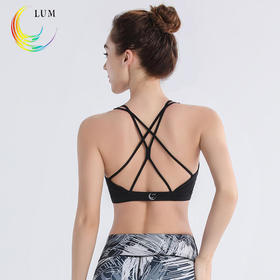 露檬瑜伽裸感系列瑜伽BRA（含胸垫）LUM19120