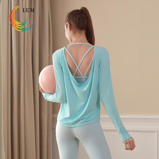 LUM39006露檬2020瑜伽长袖罩衫 商品图7