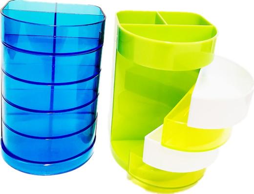 富强904多功能笔筒笔座笔插笔桶多色混出 商品图4