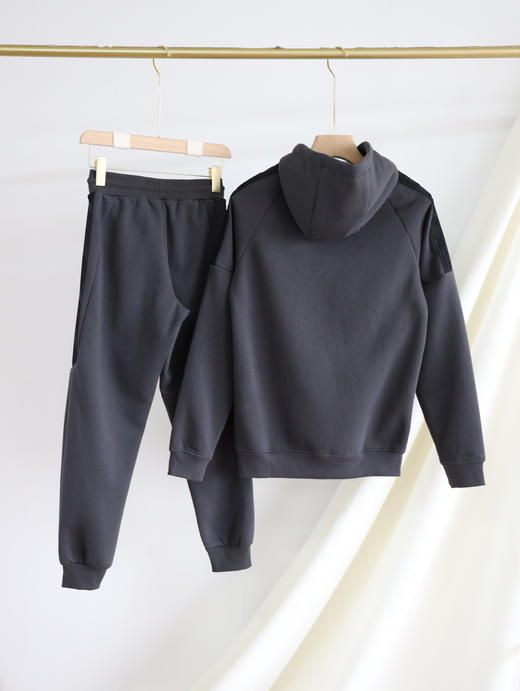 英国单高街 SIKSILK 加绒卫裤 连帽卫衣 套装 WY408/WK365 商品图5