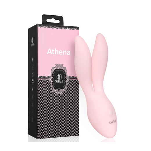 SHAKI 夏奇 女用震动棒 雅典娜双头振动棒静音防水高频充电情趣AV棒 商品图0