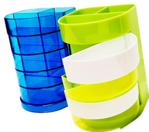 富强904多功能笔筒笔座笔插笔桶多色混出 商品图7