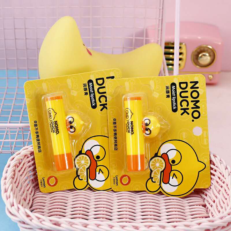 千优良品卡通润唇膏少女秋冬季保湿补水滋润防干裂打底学生款超可爱