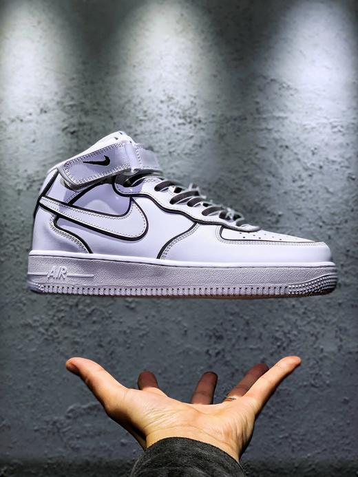 Nike BHAIR FORCE 1 MID 3M 空军一号 二次元镭射3M反光 海外官方发售配色 商品图0