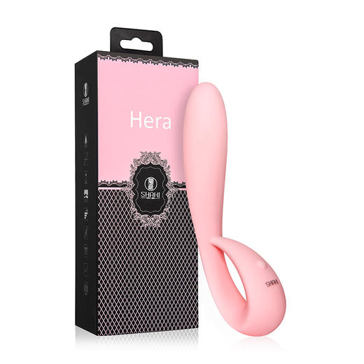 SHAKI 夏奇 IPX7级全防水赫拉女用震动棒按摩浴室玩耍可弯曲振动棒情趣用品 商品图0