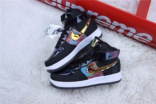 【真标 空军一号系列】耐克/NIKE 耐克空军高帮板鞋 英雄联盟电玩黑镭射 商品图2