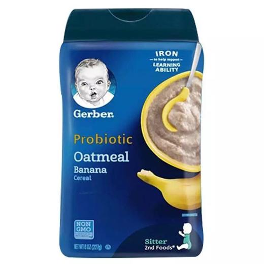 嘉宝香蕉燕麦加锌米粉227克 商品图0