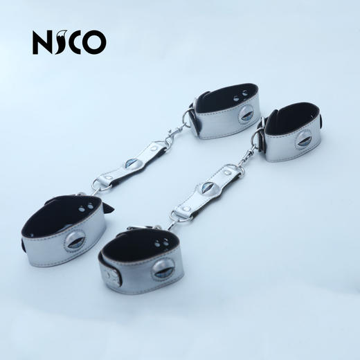 SHAKI 夏奇 确认过眼神•机器玩偶冷面惩戒禁锢SM套装 联名 银 商品图6