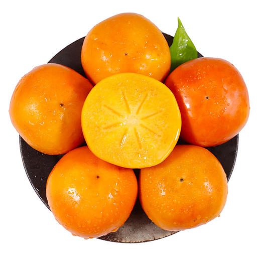 【脆柿子3斤】新鲜现摘脆柿子 硬柿子 重约3斤【当天提货】 商品图0