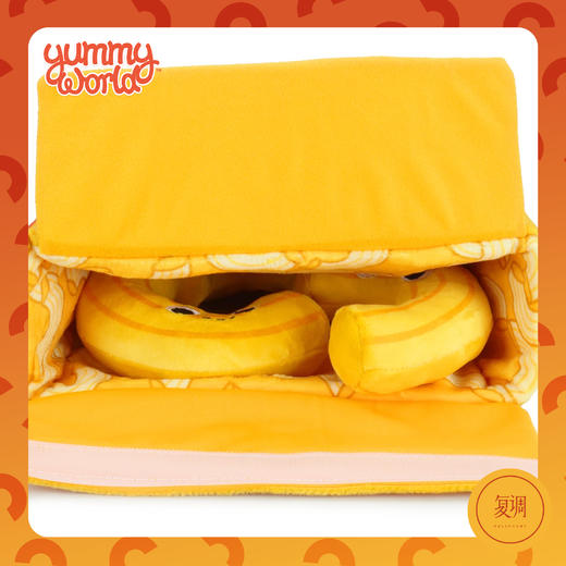 Kidrobot 美味世界 毛绒抱枕 起司通心面 Yummy World Matty Mac & Cheese 商品图1