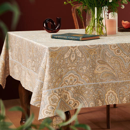 餐桌布艺欧式桌布全棉长方形家用桌布 商品图3