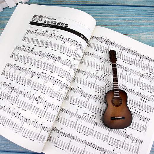 古典吉他曲谱大全 经典名曲 七八九十级 吉他考级教材 古典吉他教材曲谱 吉他练习曲独奏谱 古典吉他入门自学教程 商品图4