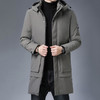 N2085-5新款服男士中长款青中年爸爸装加厚保暖外套 商品缩略图0