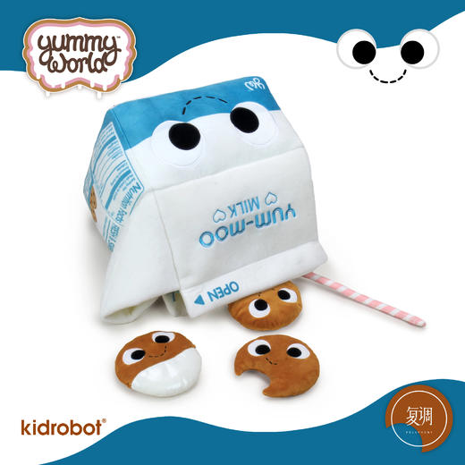 美味世界毛绒抱枕 牛奶曲奇Yummy World Milk & Cookies 商品图5