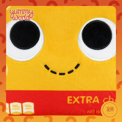 Kidrobot 美味世界 毛绒抱枕 起司通心面 Yummy World Matty Mac & Cheese 商品图8