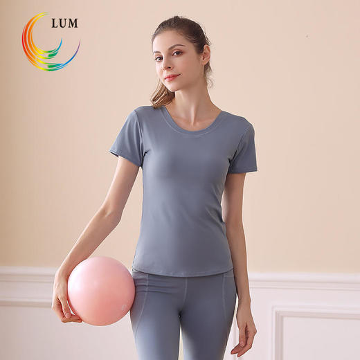 LUM39667露檬2020秋季新品瑜伽短袖 商品图0