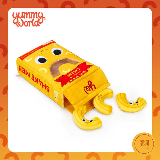 Kidrobot 美味世界 毛绒抱枕 起司通心面 Yummy World Matty Mac & Cheese 商品图7