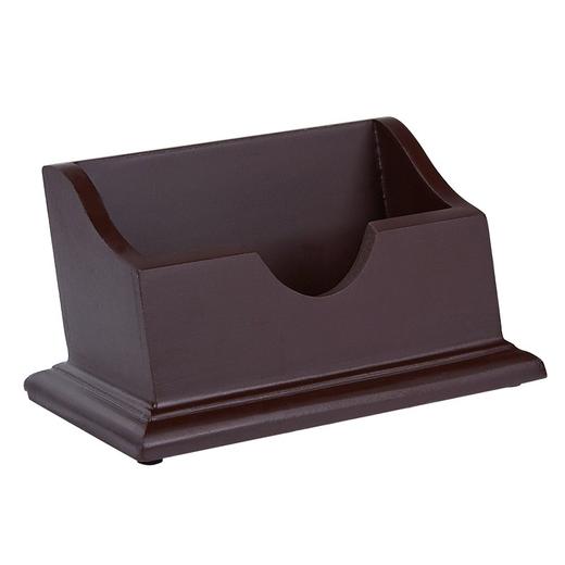 汇星1008高档仿木名片座 单层名片架 名片座台式 名片夹 名片盒 商品图1