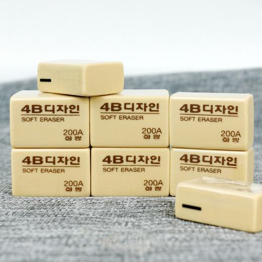 南韩橡皮4B橡皮100A/200A橡皮擦美术橡皮橡皮擦橡皮学生文具30个/盒 商品图1