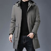 N2085-5新款服男士中长款青中年爸爸装加厚保暖外套 商品缩略图2