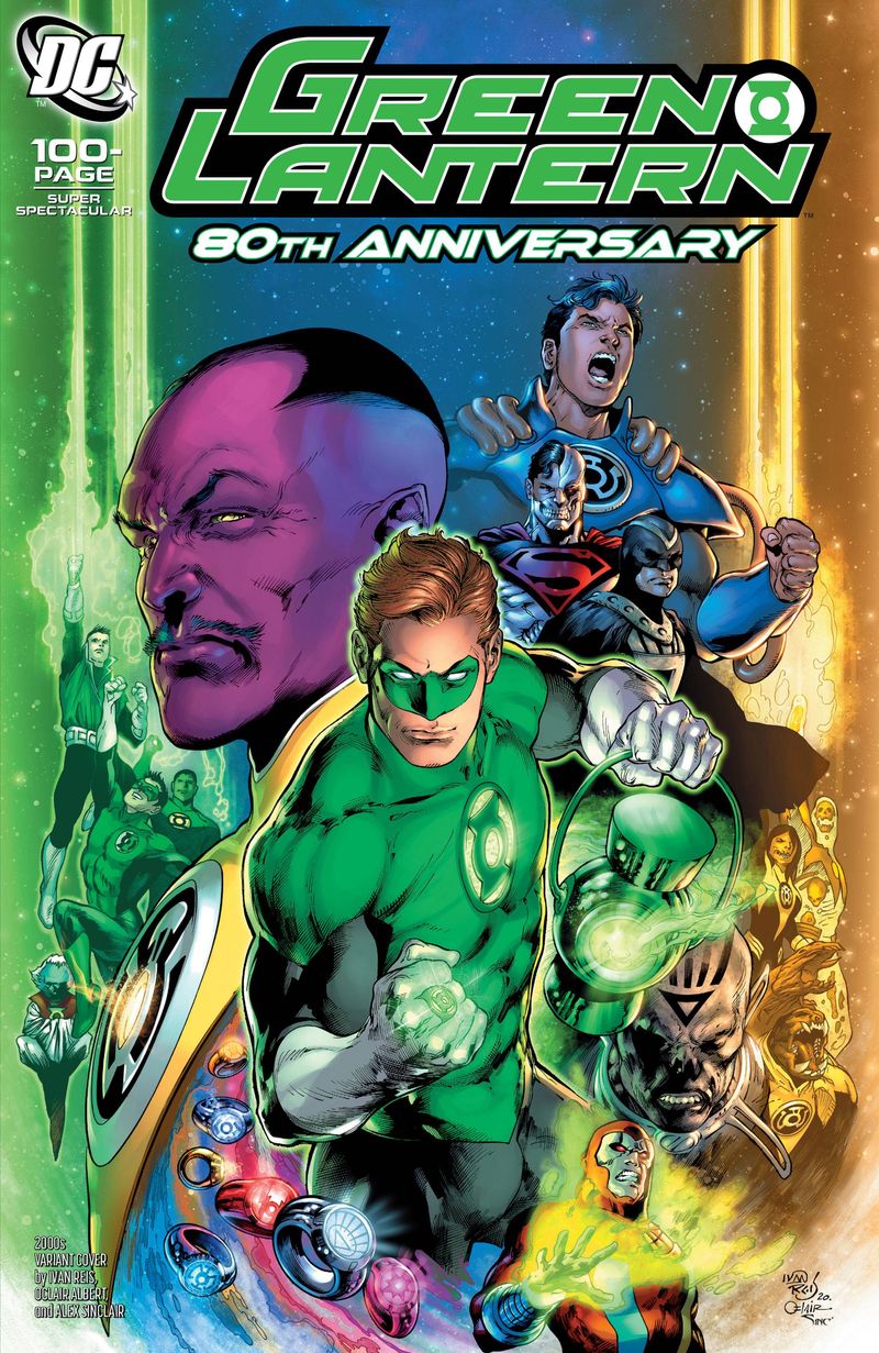 變體 綠燈俠 green lantern 80th anniversary 100-page super