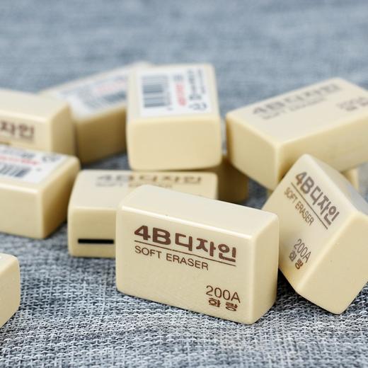 南韩橡皮4B橡皮100A/200A橡皮擦美术橡皮橡皮擦橡皮学生文具30个/盒 商品图2