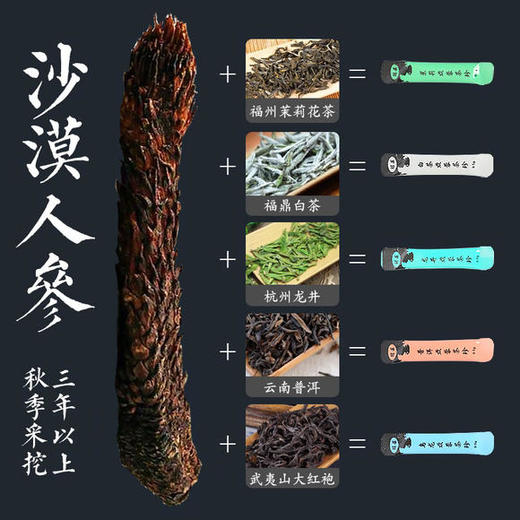 醇芸肉苁蓉茶珍，5大名茶口味，3秒速溶，茶铝箔纸独立包装，滋补佳品 商品图1