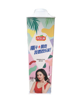 欢乐家 椰子汁一升1*8