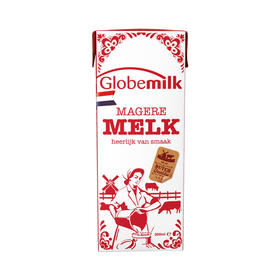 荷高脱脂牛奶200ml