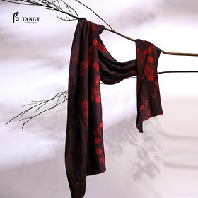 TANGY Collection / 天意精品 暗香系列 莨绸印染围巾