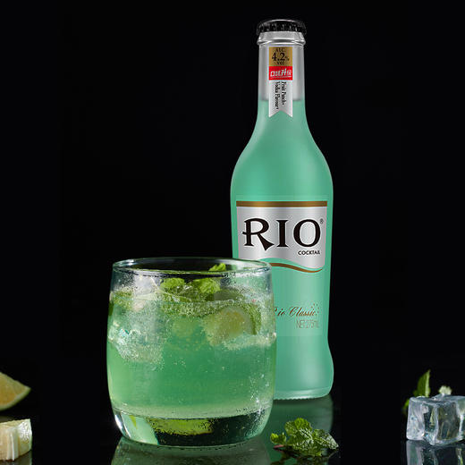 rio锐澳蓝玫瑰口味鸡尾酒预调酒洋酒275ml*6瓶官方直营