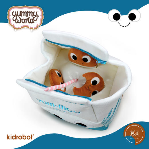 美味世界毛绒抱枕 牛奶曲奇Yummy World Milk & Cookies 商品图1