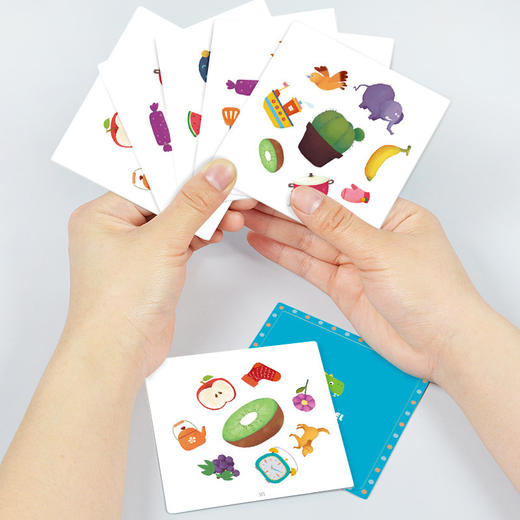 【观察力对对碰卡片桌游】芙蓉天使54张卡片套装，锻炼反应力能力与表达能力，在游戏中迅速认知事情，增强辨知能力 商品图3