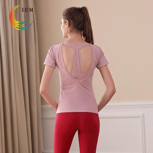 LUM39667露檬2020秋季新品瑜伽短袖 商品图3